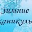 Зимние каникулы. - Пугачёвский район