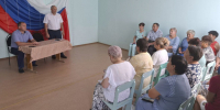 Встреча с жителями сел Мавринка, Селезниха и Надеждинка. - Пугачёвский район