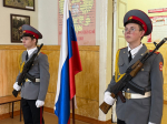 Церемония открытия мемориальных досок выпускникам школы.
