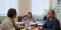 Встреча с руководителем ООО «Натуральные продукты». - Пугачёвский район