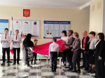 Торжественная церемония открытия мемориальной «Парты Героя».