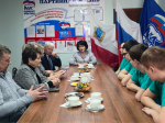 Встреча участников студенческого движения разных поколений.