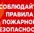 Памятка по пожарной безопасности в весенне-летний период. - Пугачёвский район