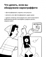 Стали свидетелями того, как кто-то наносит на стену наркограффити?.